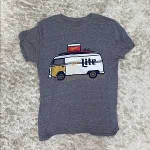 CUTE GREY MILLER LITE T-SHIRT!!!!!!!!!!!!!